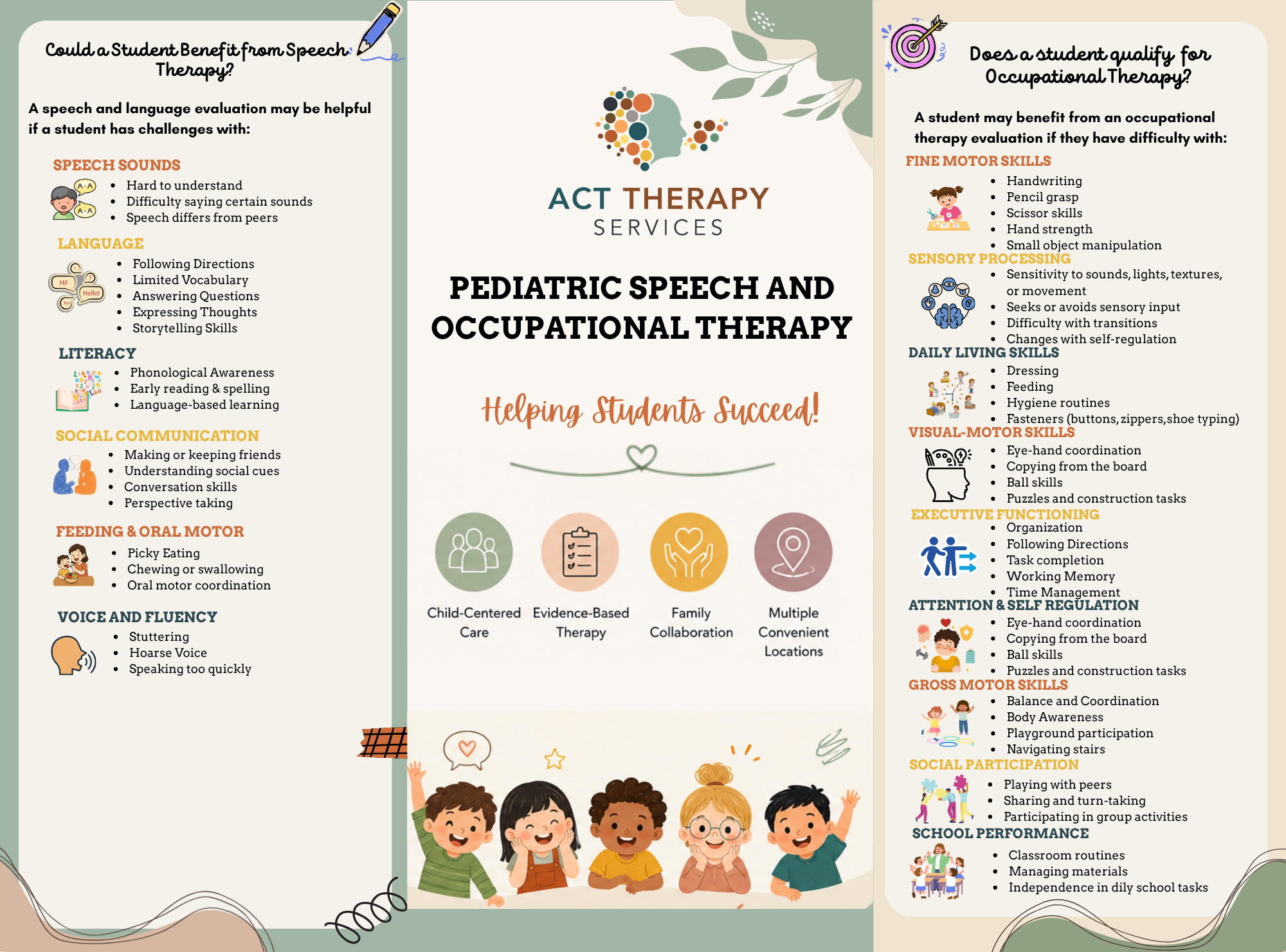 Pediatric Speech and Occupational Therapy